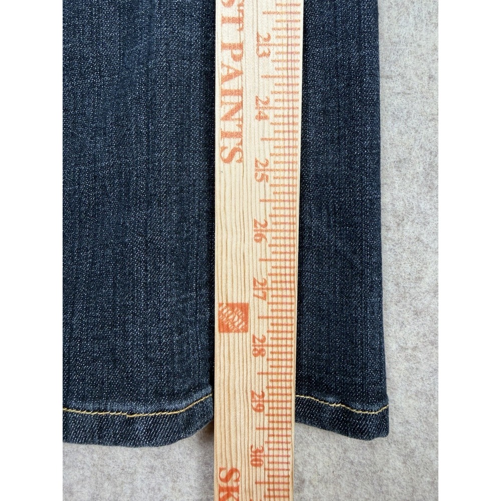 Mix It Women's Dark WashJeans Stretch Mid Rise Size 6 Petite - Picture 8 of 9